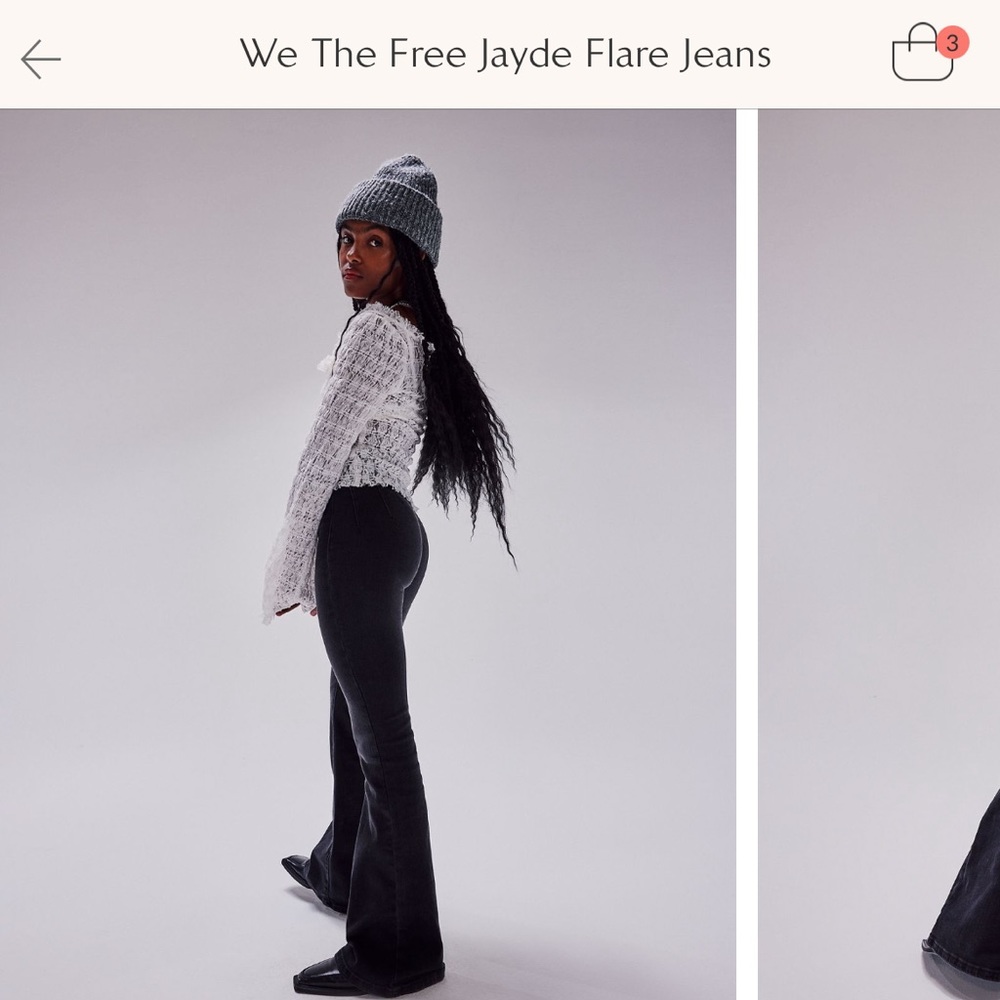 EUC, We the Free Jayde Flare Jeans size 27